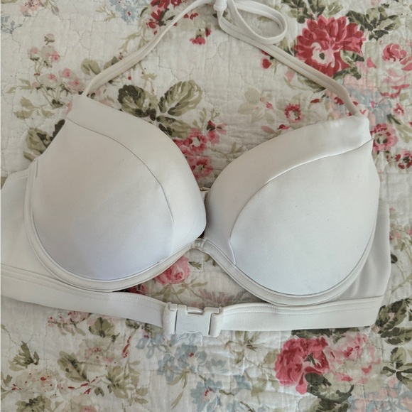 Victorias Secret 34D white bathing suit top - Picture 1 of 5
